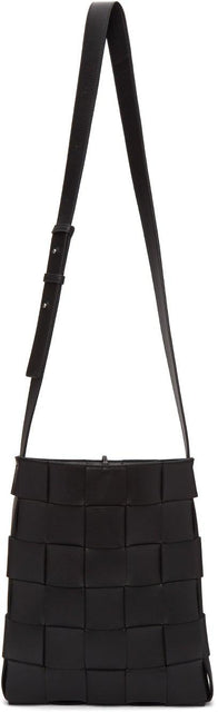 Bottega Veneta Black Intrecciato Cassette Bag