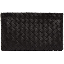 Bottega Veneta Black Intrecciato Large Pouch