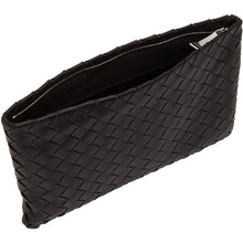Bottega Veneta Black Intrecciato Large Pouch
