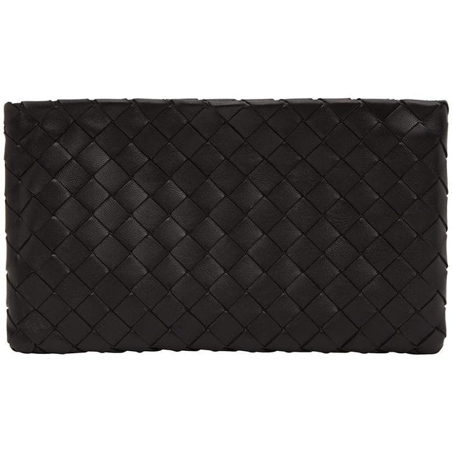 Bottega Veneta Black Intrecciato Small Pouch