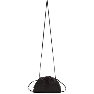 Bottega Veneta Black Intrecciato Small 'The Pouch' Clutch