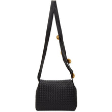 Bottega Veneta Black Intrecciato 'The Fold' Bag