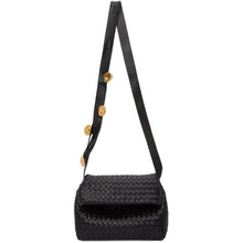 Bottega Veneta Black Intrecciato 'The Fold' Bag