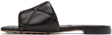 Bottega Veneta Black Padded Lido Sandals