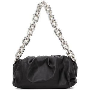 Bottega Veneta Black 'The Chain Pouch' Clutch