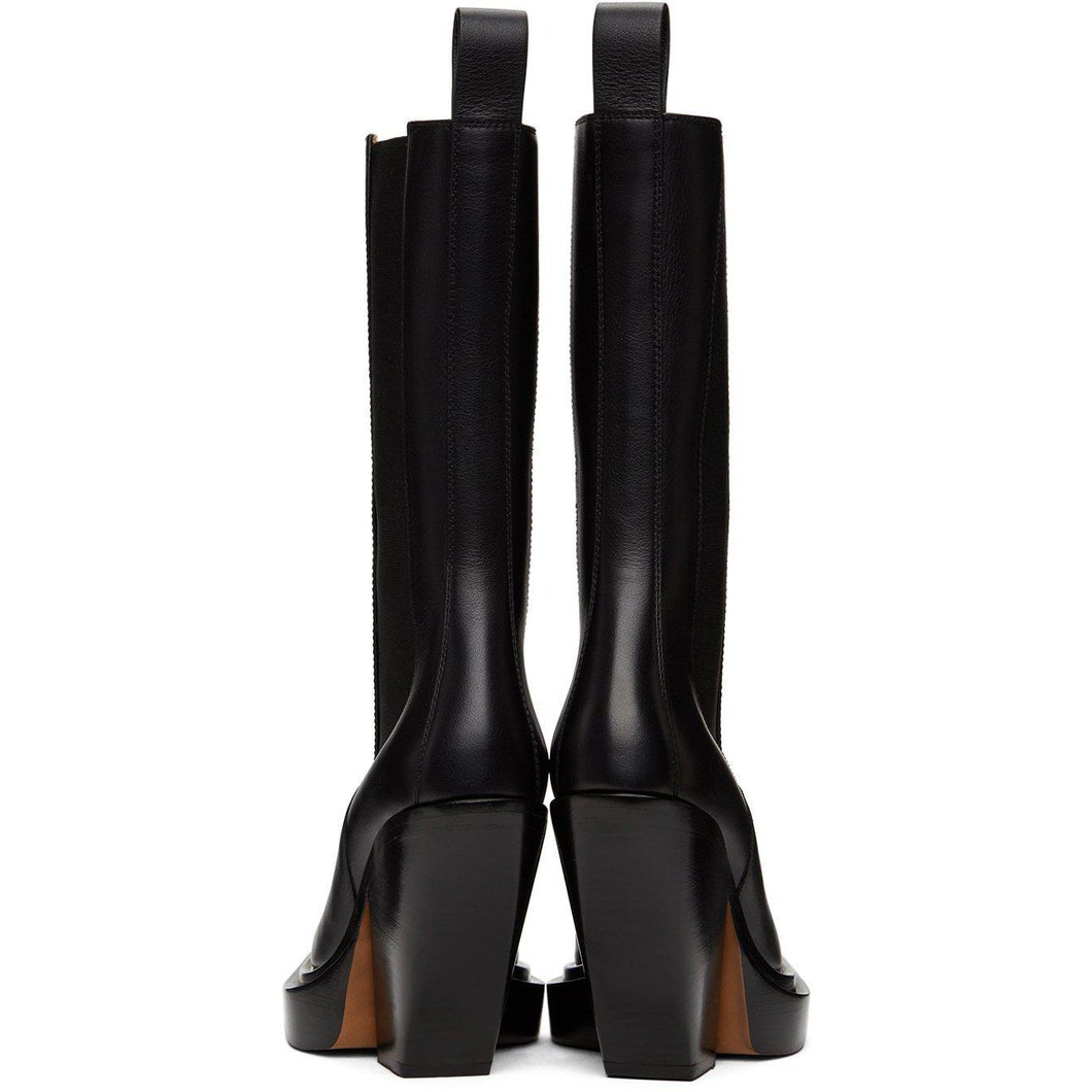 Bottega Veneta Black 'The Lean' Chelsea Boots - Bottes Bottega Veneta Black 'the Lean' Bottes Chelsea - Bottega Veneta Black 'lean' Chelsea Boots.