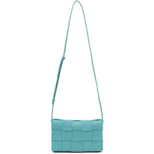 Bottega Veneta Blue Intrecciato Small Cassette Bag