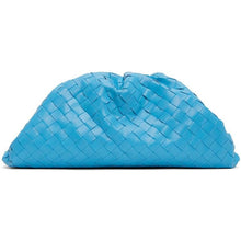 Bottega Veneta Blue Intrecciato 'The Pouch' Clutch