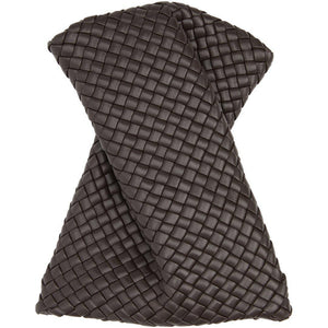 Bottega Veneta Brown Intrecciato Bow Tie Clutch