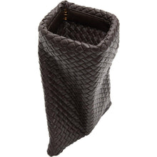 Bottega Veneta Brown Intrecciato Bow Tie Clutch