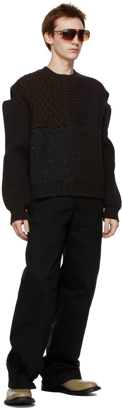 Bottega Veneta Brown Knit Wool Sweater