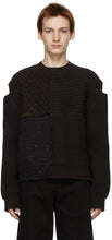 Bottega Veneta Brown Knit Wool Sweater - Bottega Veneta Brown Brown Wool Pull - Bottega 베네타 브라운 니트 양모 스웨터