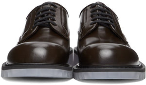 Bottega Veneta Brown Lace-Up Derbys