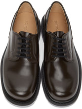 Bottega Veneta Brown Lace-Up Derbys