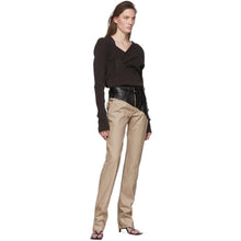 Bottega Veneta Brown Leather Jeans - Jean en cuir marron Bottega Veneta - Bottega 베네타 브라운 가죽 청바지