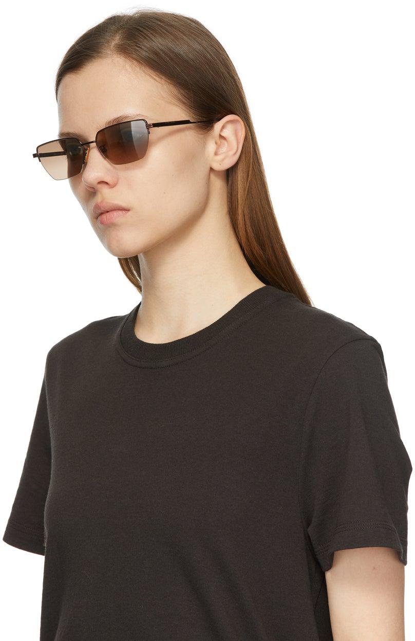 Bottega Veneta Brown Light Ribbon Sunglasses