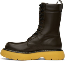 Bottega Veneta Brown 'The Bounce' Lace-Up Boots