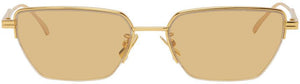 Bottega Veneta Gold Light Ribbon Sunglasses - Bottega Veneta Gold Light Ruban Sunglasses - 보테가 베네타 골드 라이트 리본 선글라스