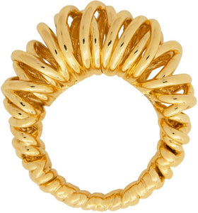 Bottega Veneta Gold Loop Ring