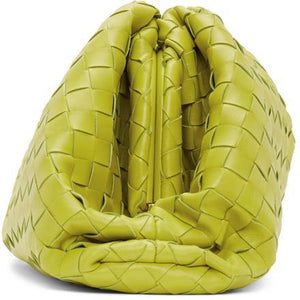 Bottega Veneta Green Intrecciato 'The Pouch' Clutch