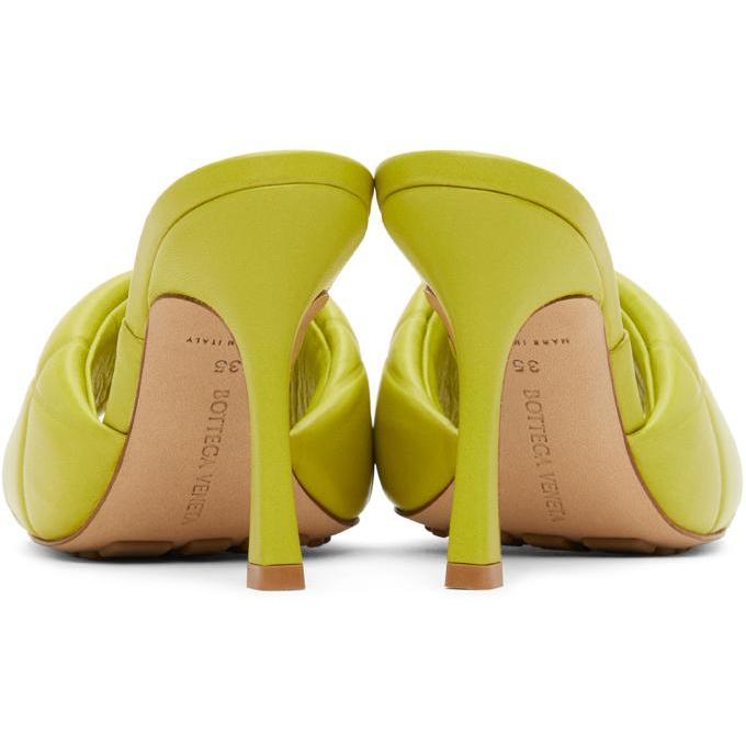 Bottega Veneta Green Lido Sandals – BlackSkinny
