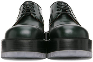 Bottega Veneta Green 'The Stilt' Derbys