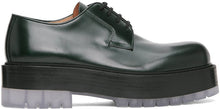 Bottega Veneta Green 'The Stilt' Derbys - Bottega Veneta Green 'The Stililt' Derbys - Bottega 베네타 그린 'Stilt'derbys.