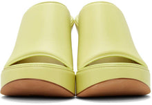 Bottega Veneta Green Wedge Heeled Sandals