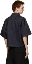 Bottega Veneta Indigo Denim Short Sleeve Shirt