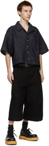 Bottega Veneta Indigo Denim Short Sleeve Shirt