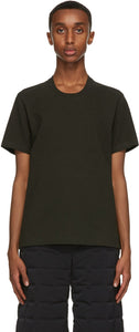 Bottega Veneta Khaki Stitch T-Shirt - T-shirt de points Khaki Bottega Veneta Kaki - Bottega 베네타 카키 스티치 티셔츠