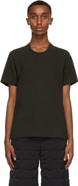 Bottega Veneta Khaki Stitch T-Shirt - T-shirt de points Khaki Bottega Veneta Kaki - Bottega 베네타 카키 스티치 티셔츠