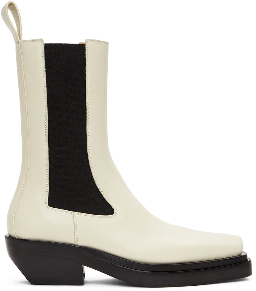 rigdom petulance elasticitet Bottega Veneta Off-White 'The Lean' Chelsea Boots – BlackSkinny