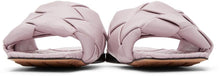 Bottega Veneta Pink Intrecciato 'The Lido' Sandals