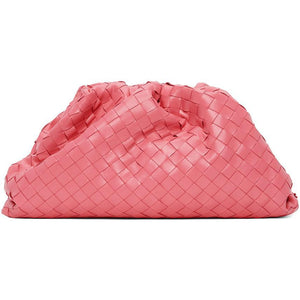 Bottega Veneta Pink Intrecciato 'The Pouch' Clutch