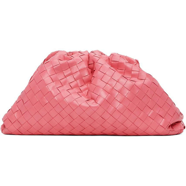 Bottega Veneta Pink Intrecciato 'The Pouch' Clutch