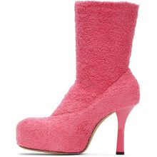 Bottega Veneta Pink Knit 'The Bold' Boots