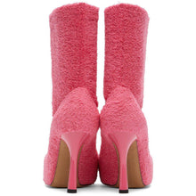 Bottega Veneta Pink Knit 'The Bold' Boots