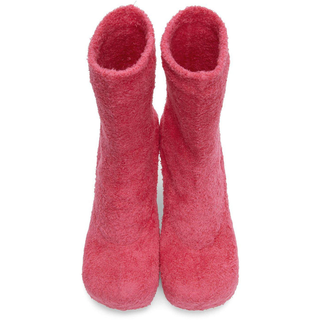 Bottega Veneta Pink Knit 'The Bold' Boots - Bottega Veneta Rose Knit 'The Bold' Bottes - Bottega Veneta 핑크 니트 '대담한'부츠
