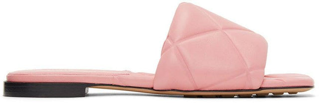 Bottega Veneta Pink Lido Flat Sandals - Bottega Veneta Lido Rose Plat Sandales - 보테가 베네타 핑크 리도 플랫 샌들