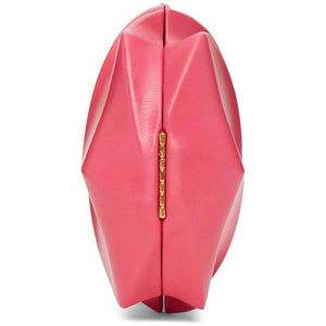 Bottega Veneta Pink Whirl Spiral Clutch