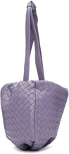 Bottega Veneta Purple Small Intrecciato Bulb Bag