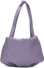 Bottega Veneta Purple Small Intrecciato Bulb Bag - Bottega Veneta Purple petit sac d'ampoule intrecciato - Bottega Veneta 보라색 작은 intrecciato 전구 가방