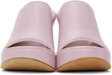 Bottega Veneta Purple Wedge Heeled Sandals