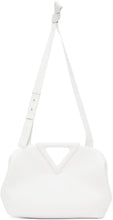 Bottega Veneta White Medium Point Top Bag - Bottega Veneta Blanc Moyen-Point Top Sac - Bottega 베네타 화이트 중간 지점 탑 백