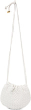 Bottega Veneta White Mini Intrecciato Bulb Bag