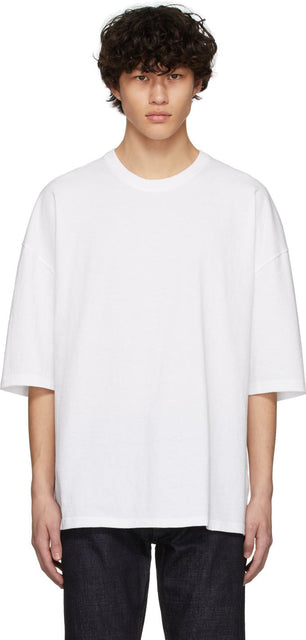 Bottega Veneta White Oversized T-Shirt - T-shirt surdimensionné blanc de Bottega Veneta - Bottega Veneta 화이트 대형 티셔츠