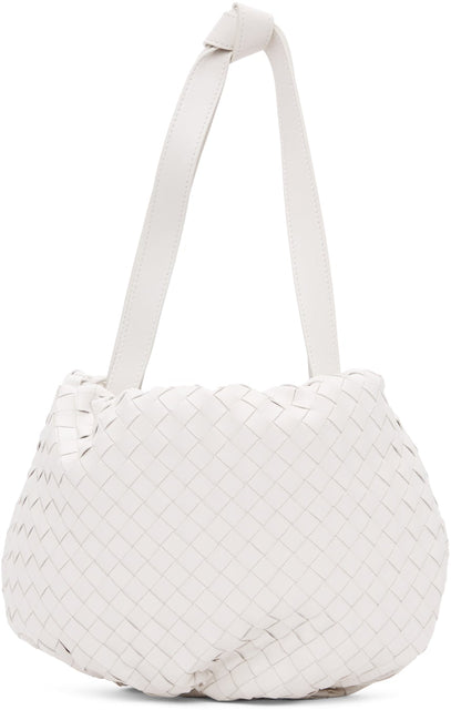 Bottega Veneta White Small 'The Bulb' Bag - Bottega Veneta Blanc Petit sac 'The Bulb' - Bettega Veneta 화이트 작은 '전구'가방