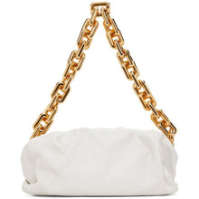 Bottega Veneta White 'The Chain Pouch' Clutch