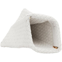 Bottega Veneta White 'The Crisscross' Clutch